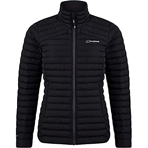 Berghaus Damen Nula Isolierte Kunststoffjacke, langlebiges Design, wasserabweisende, Schwarz, 48 EU von Berghaus