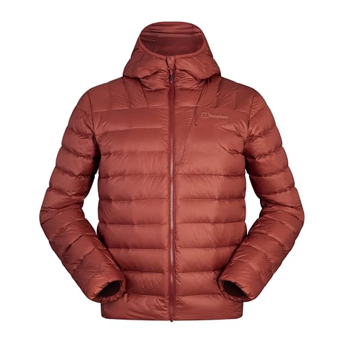 Berghaus Silksworth Hooded Down Insulated Jacke für Herren, Rot Rost, S Berghaus Silksworth Hooded Down Insulated Jacke für Herren, Rot Rost, S von Berghaus