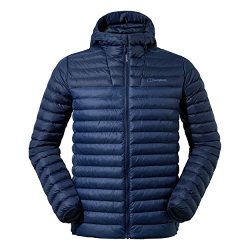 Berghaus Herren Vaskye Insulated Leichte Kapuzenjacke Hydroloft - Dark Blau - S von Berghaus