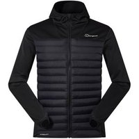 Isolierte Vaskye Hybrid-Kapuzenjacke, Herren Jacke, 2XL (58), BLACK/BLACK, Berghaus von Berghaus