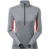 Mtn Guide Ls Hzip Base Crew, Damen Longsleeve, 10 (36), JET BLACK/GOJI BERRY, Berghaus von Berghaus