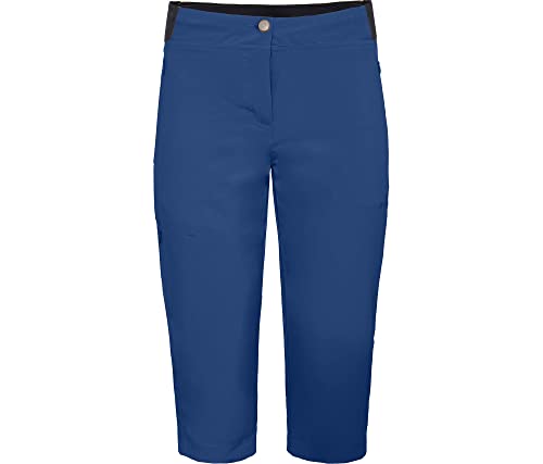 Bergson Aalborg Vario Capri (Slim) | Damen 3/4 Wanderhose, recycelt, elastisch, sportlich, Monaco Blue [399], 36 - Damen von Bergson