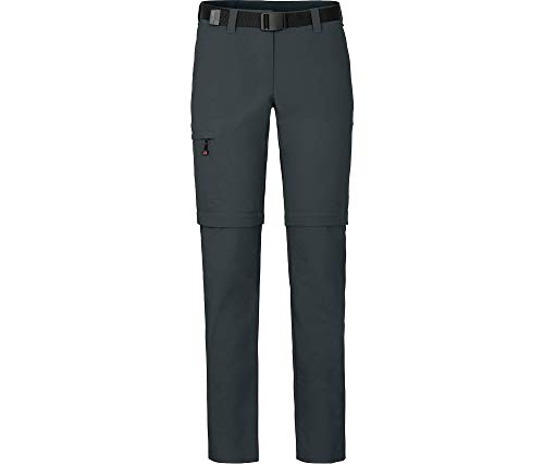 Bergson Bennett Zipp-Off (Slim) | Damen Wanderhose, vielseitig, pflegeleicht, Ebony [949], 17 - Damen von Bergson