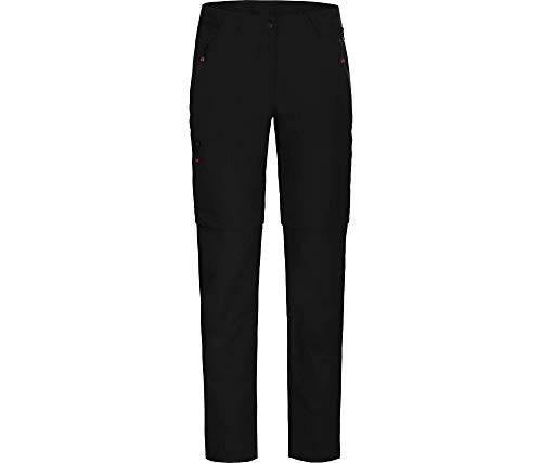Bergson VIDAA Comfort Zipp-Off | Damen Wanderhose, leicht, strapazierfähig, Black [900], 42 - Damen von Bergson