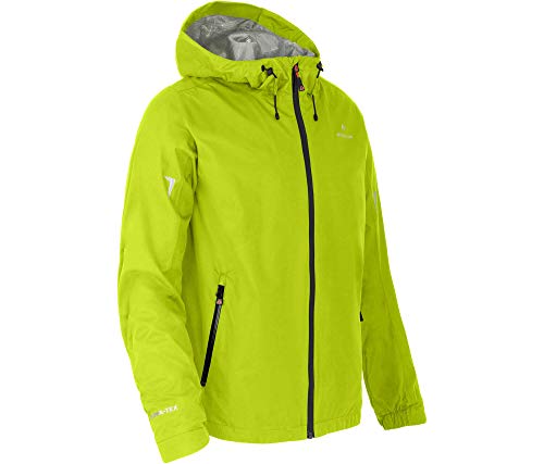 Bergson EGGEN | Herren Regenjacke, Netzfutter, 12000 mm Wassersäule, Lime Punch [268], 50 - Herren von Bergson