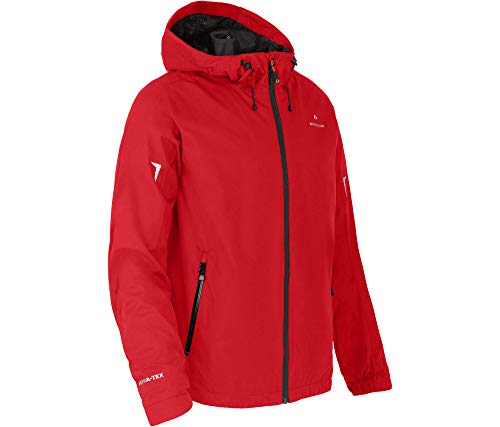 Bergson EGGEN | Herren Regenjacke, Netzfutter, 12000 mm Wassersäule, Salsa [108], 58 - Herren von Bergson