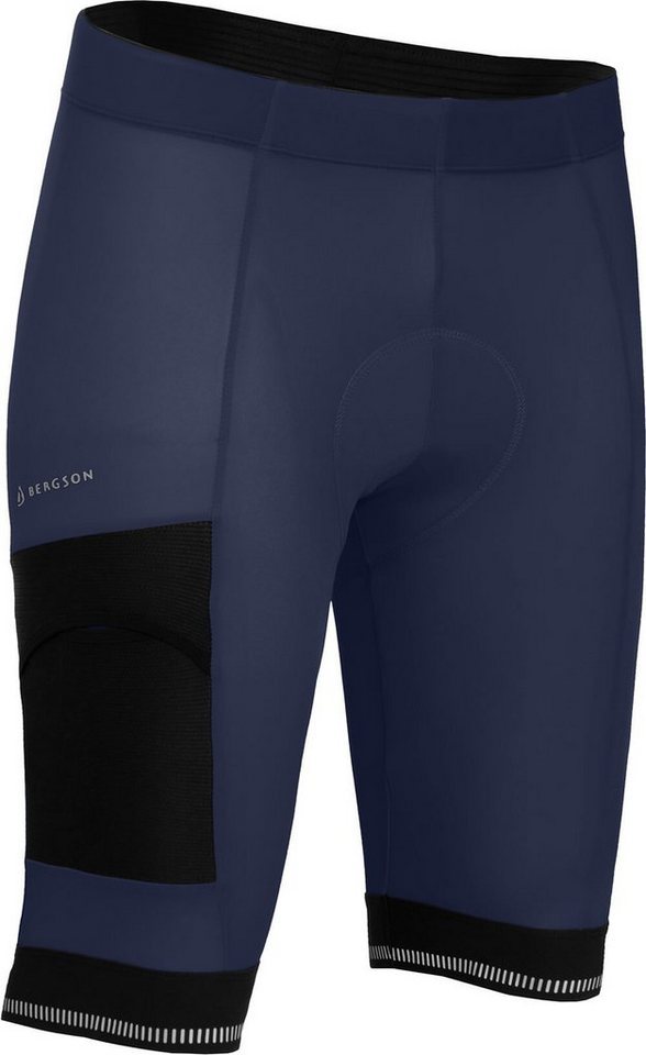 Fahrradhose KEMI COMFORT Bermuda (mit Sitzpolster) Herren Radshorts, bielastisch, tight, Normalgrößen, peacoat blau von Bergson