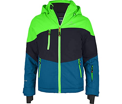 Bergson Volker neo | Kinder Skijacke, die perfekte Skijacke für Junge Abenteurer - warm, funktional und stylisch!, Night Sky/Green Gecko/Blue sap, 140 - Kinder Bergson Volker neo | Kinder Skijacke, die perfekte Skijacke für Junge Abenteurer - warm, funktional und stylisch!, Night Sky/Green Gecko/Blue sap, 140 - Kinder von Bergson