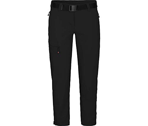 Bergson HYDRYS 7/8 | Damen 7/8 Wanderhose, vielseitig, pflegeleicht, Black [900], 52 - Damen von Bergson