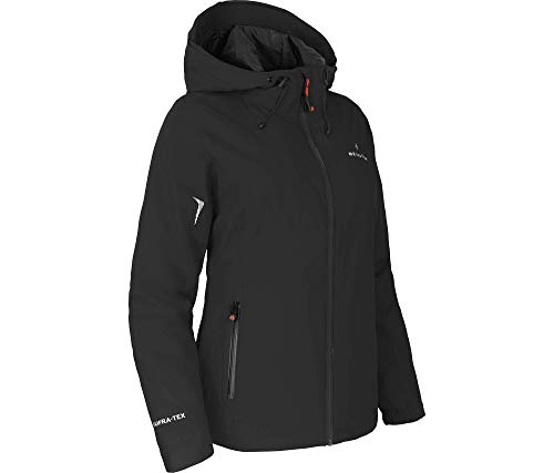 Bergson Helli Thermo | Damen Regenjacke, leicht wattiert, 12000 mm Wassersäule, Black [900], 23 - Damen von Bergson