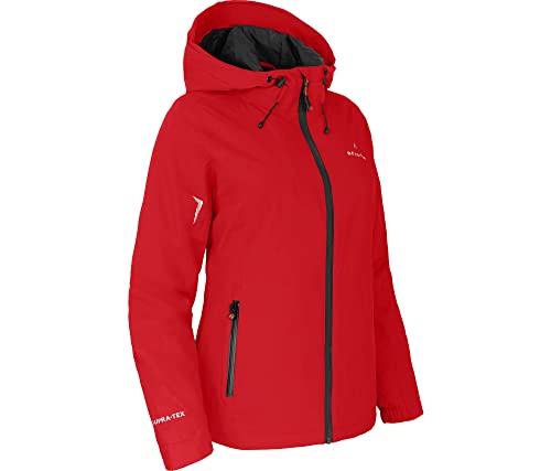 Bergson Helli Thermo | Damen Regenjacke, leicht wattiert, 12000 mm Wassersäule, Salsa [108], 34 - Damen von Bergson