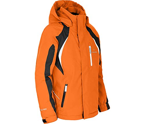 Bergson Jens | Kinder Skijacke, perfekt für Junge Wintersportler, Persimmon orange [513], 152 - Kinder von Bergson