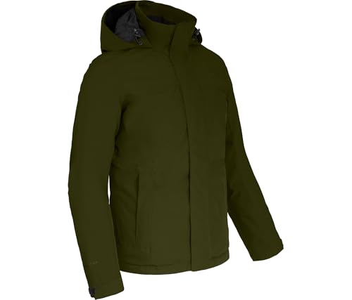 Bergson KAJAANI | Herren Winter-Regenjacke, warm wattiert, 20000 mm Wassersäule, Innen Steppung, Green Goose [253], 54 - Herren von Bergson