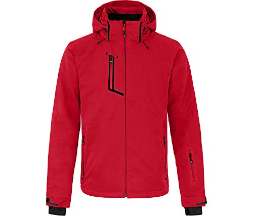 Bergson Nano Light | Herren Skijacke & Outdoorjacke, unwattiert, 20000 mm Wassersäule, Chinese red [104], 56 - Herren von Bergson