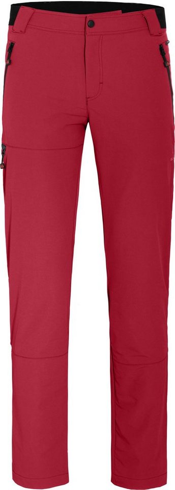 Bergson Outdoorhose ARRESÖ COMFORT (slim) Herren Wanderhose, leicht, strapazierfähig, Normalgrößen, rot von Bergson