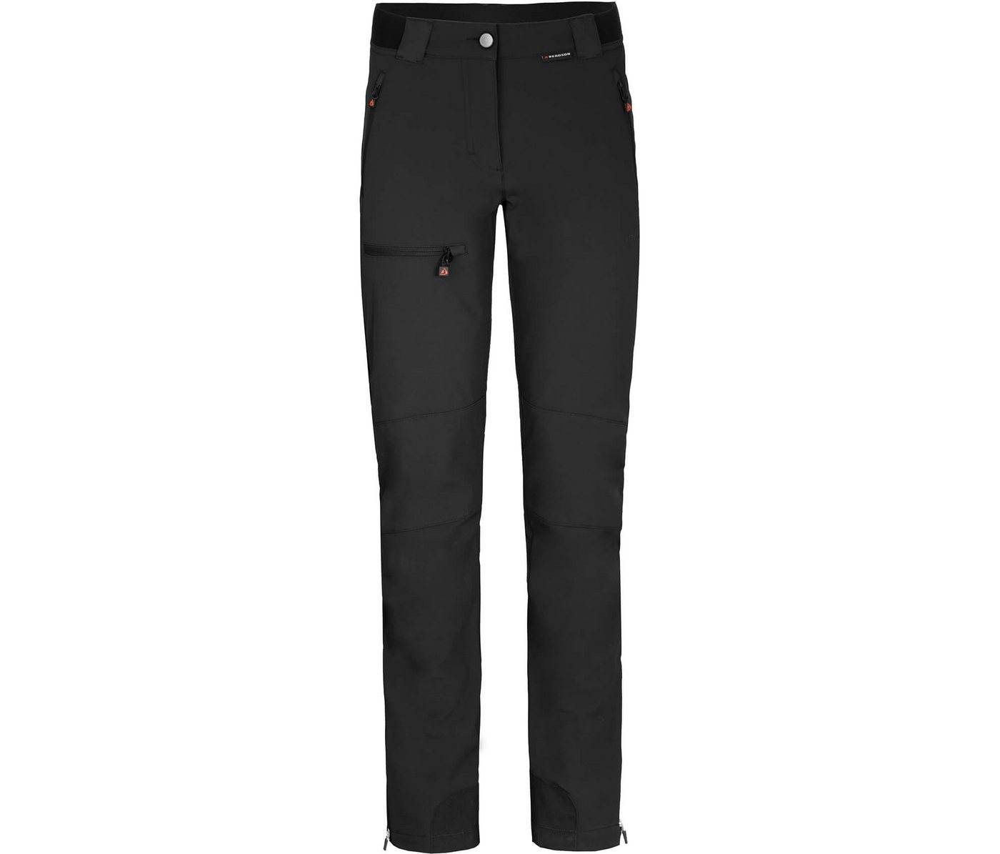 Bergson Outdoorhose BRYNE COMFORT (slim) Damen Winter Softshellhose, mit warmem Innenfleece und voll elastisch von Bergson