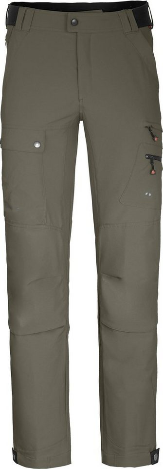 Bergson Outdoorhose FROSLEV COMFORT Herren Wanderhose, recycelt, elastisch, 7 Taschen, Kurzgrößen, grau/g von Bergson