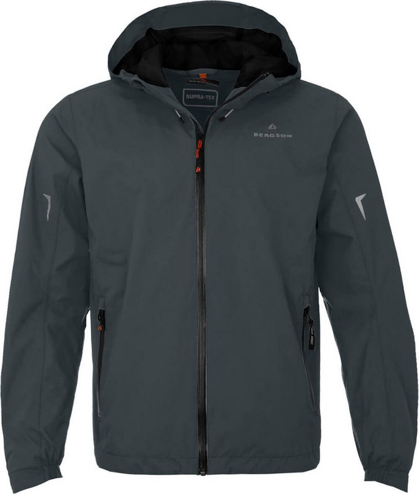 Bergson Regenjacke EGGEN Herren Regenjacke, Netzfutter, 12000 mm Wassersäule, Normalgrößen, du Bergson Regenjacke EGGEN Herren Regenjacke, Netzfutter, 12000 mm Wassersäule, Normalgrößen, du von Bergson