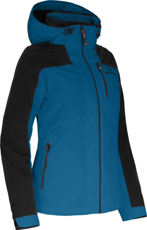 Bergson Regenjacke KURRIKA Doppeljacke Damen Regenjacke, Fleece Innenjacke, 20000 mm Wassersäule, Normalgröß von Bergson