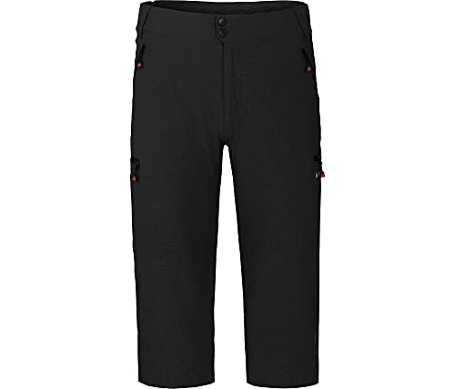 Bergson PORVOO Capri | Herren 3/4 Radhose (mit gepolsterter Innenhose), robust, elastisch, Black [900], 48 - Herren von Bergson