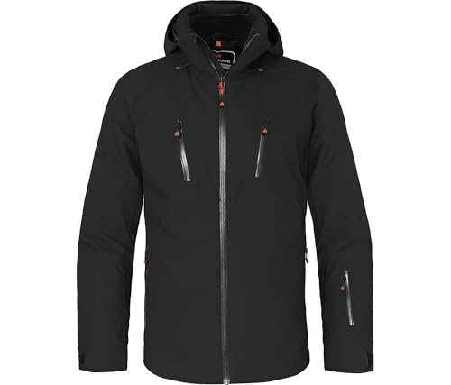 Bergson RESO 2 | Herren Skijacke & Winterjacke, wattiert 20000 mm Wassersäule, Black [900], 106 - Herren von Bergson