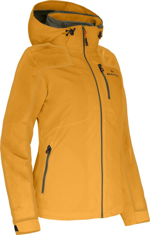 Bergson Regenjacke KURRIKA Damen Regenjacke, Netzfutter, 20000 mm Wassersäule, Normalgrößen, gold Bergson Regenjacke KURRIKA Damen Regenjacke, Netzfutter, 20000 mm Wassersäule, Normalgrößen, gold von Bergson