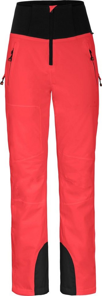 Bergson Skihose MIEN Slim Damen Skihose, wattiert, 20000 mm Wassersäule, Normalgrößen, coral rot von Bergson