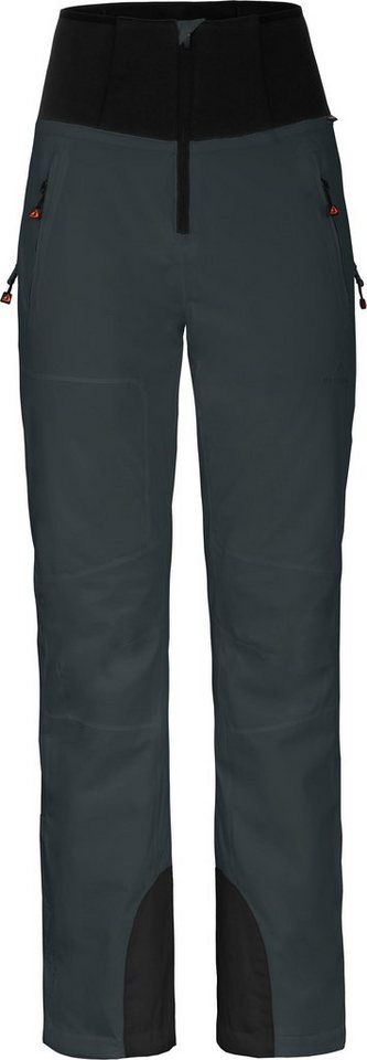 Bergson Skihose MIEN Slim Damen Skihose, wattiert, 20000 mm Wassersäule, Kurzgrößen, dunkel grau von Bergson