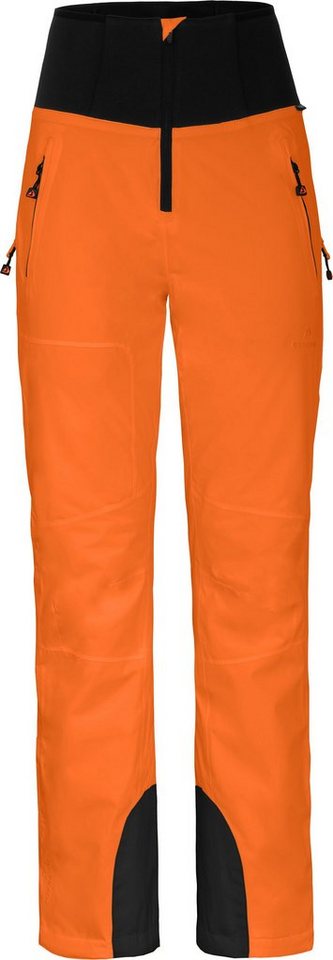 Bergson Skihose MIEN Slim Damen Skihose, wattiert, 20000 mm Wassersäule, Kurzgrößen, orange von Bergson