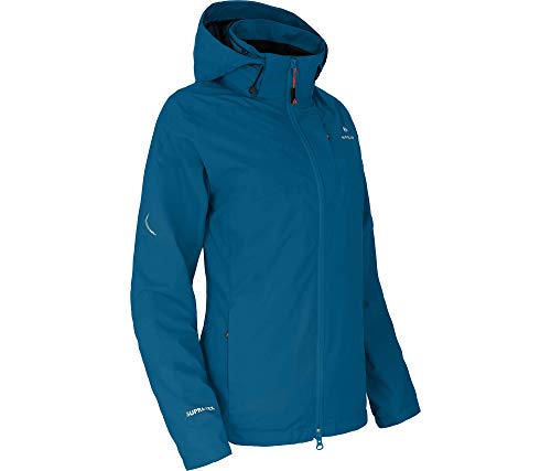 Bergson VALDIVIA | Damen Rad-Regenjacke, Netzfutter, 12000 mm Wassersäule, Blue Sapphire [307], 18 - Damen von Bergson