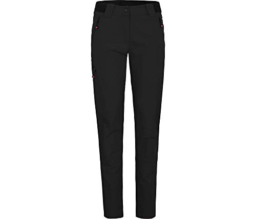 Bergson VIDAA Comfort (Slim) | Damen Wanderhose, leicht, strapazierfähig, Black [900], 46 - Damen von Bergson