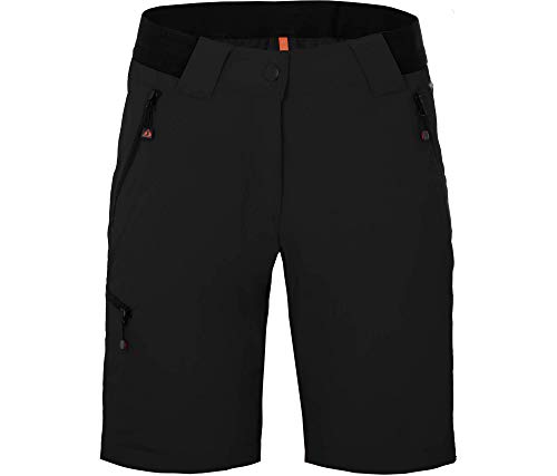 Bergson VIDAA Comfort Bermuda | Damen Wandershorts, leicht, strapazierfähig, Black [900], 40 - Damen von Bergson