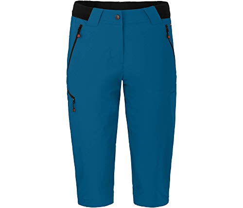 Bergson VIDAA Comfort Capri (Slim) | Damen 3/4 Wanderhose, leicht, strpazierfähig, Blue Sapphire [307], 52 - Damen von Bergson