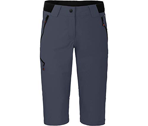 Bergson VIDAA Comfort Capri | Damen 3/4 Wanderhose, leicht, strapazierfähig, Ombre Blue [922], 46 - Damen von Bergson