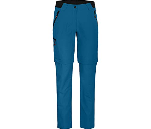 Bergson VIDAA Comfort Zipp-Off | Damen Wanderhose, leicht, strapazierfähig, Blue Sapphire [307], 48 - Damen von Bergson