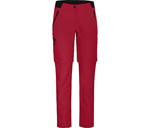 Bergson VIDAA Comfort Zipp-Off | Damen Wanderhose, leicht, strapazierfähig, Chili Pepper [129], 18 - Damen von Bergson