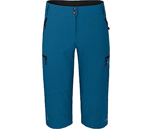 Bergson Valli Capri | Damen 3/4 Radhose, robust, elastisch, Blue Sapphire [307], 38 - Damen von Bergson