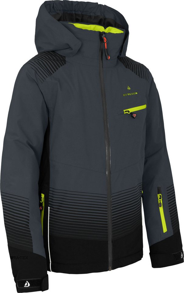 Bergson Skijacke VEIKO Kinder Skijacke, warm, funktional und stylisch, Normalgrößen, dunkel Bergson Skijacke VEIKO Kinder Skijacke, warm, funktional und stylisch, Normalgrößen, dunkel von Bergson