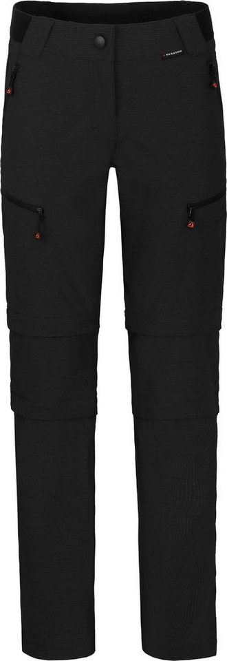 Bergson Outdoorhose PORI Doppel Zipp-Off mit T-ZIPP Damen Wanderhose, robust elastisch, Kurzgrößen, schwarz Bergson Outdoorhose PORI Doppel Zipp-Off mit T-ZIPP Damen Wanderhose, robust elastisch, Kurzgrößen, schwarz von Bergson