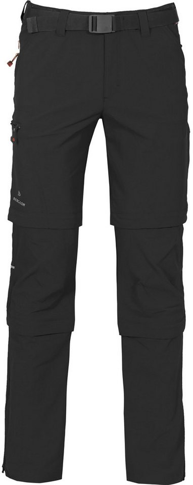 Bergson Outdoorhose QUEENSLAND Doppel Zipp-Off mit T-ZIPP Herren Wanderhose, vielseitig, pflegeleicht, Langgrößen, schwarz Bergson Outdoorhose QUEENSLAND Doppel Zipp-Off mit T-ZIPP Herren Wanderhose, vielseitig, pflegeleicht, Langgrößen, schwarz von Bergson