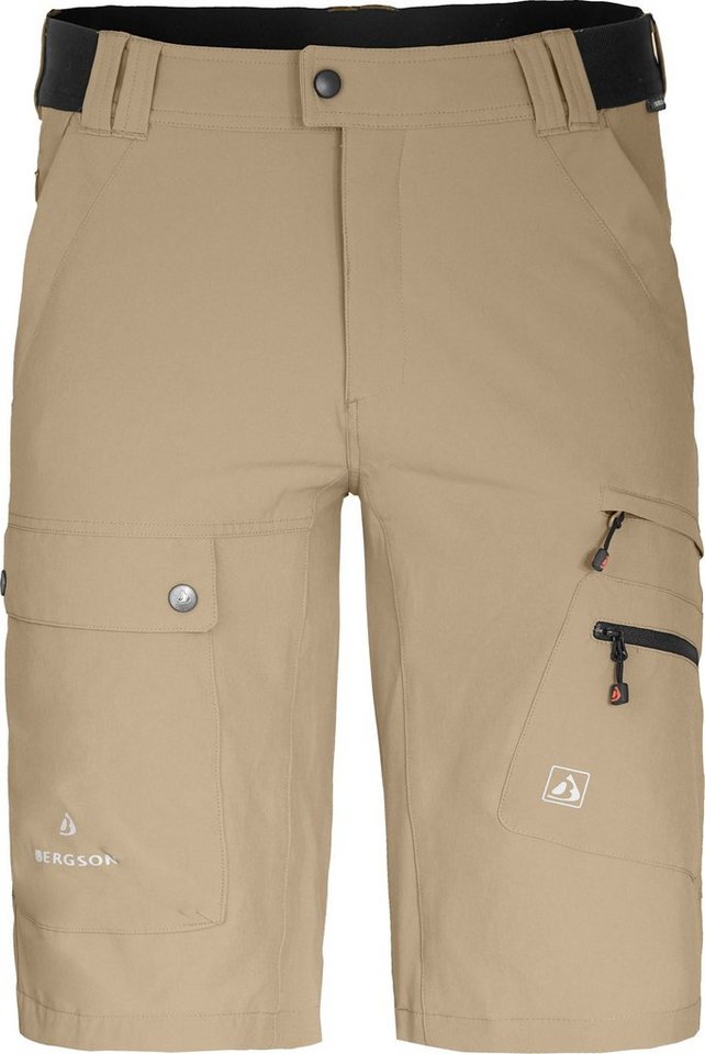 Outdoorhose FROSLEV Bermuda Herren Wandershorts, recycelt, elastisch, 8 Taschen, Normalgrößen von Bergson