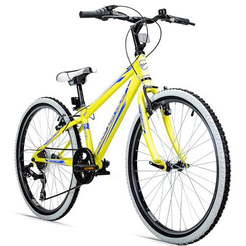 Bergsteiger Kansas 20, 24 Zoll Kinderfahrrad, geeignet für 6, 7, 8, 9, 10, 11 Jahre, Shimano 6 Gang-Schaltung, Mountainbike mit Weißwandbereifung, Jungen-Fahrrad, Mädchen-Fahrrad Bergsteiger Kansas 20, 24 Zoll Kinderfahrrad, geeignet für 6, 7, 8, 9, 10, 11 Jahre, Shimano 6 Gang-Schaltung, Mountainbike mit Weißwandbereifung, Jungen-Fahrrad, Mädchen-Fahrrad von Bergsteiger