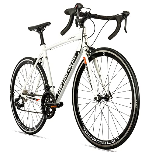 Bergsteiger Tourmalet 28 Zoll Rennrad, Aluminium Gravelbike mit Shimano 14 Gang-Schaltung, Gewicht nur 11 kg, Gravel Bike geeignet für Herren & Damen ab 170 cm Bergsteiger Tourmalet 28 Zoll Rennrad, Aluminium Gravelbike mit Shimano 14 Gang-Schaltung, Gewicht nur 11 kg, Gravel Bike geeignet für Herren & Damen ab 170 cm von Bergsteiger