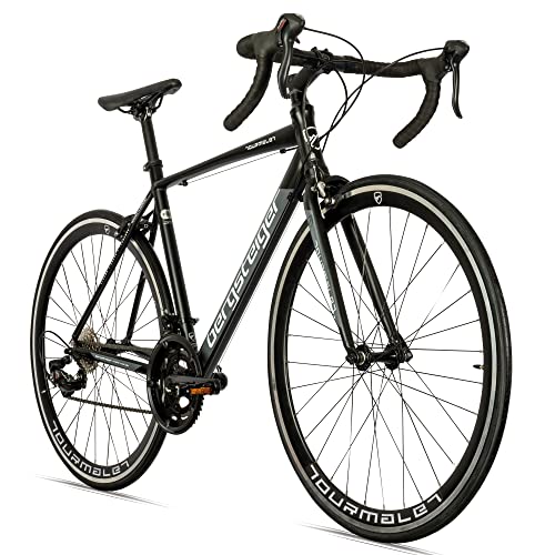 Bergsteiger Tourmalet 28 Zoll Rennrad, Aluminium Gravelbike mit Shimano 14 Gang-Schaltung, Gewicht nur 11 kg, Gravel Bike geeignet für Herren & Damen ab 170 cm Bergsteiger Tourmalet 28 Zoll Rennrad, Aluminium Gravelbike mit Shimano 14 Gang-Schaltung, Gewicht nur 11 kg, Gravel Bike geeignet für Herren & Damen ab 170 cm von Bergsteiger