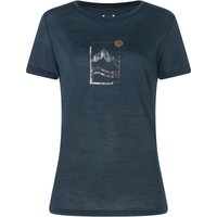 Bergzeit Basics Damen Super.Natural Mountain Sheet T-Shirt von Bergzeit Basics