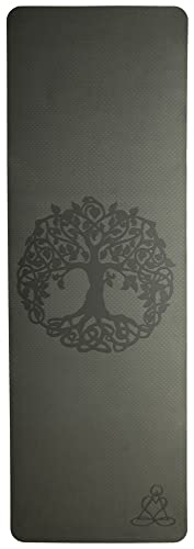 Berk Yogamatte TPE ecofriendly - Baum des Lebens 182 x 61 x 0.6 cm, dunkel grün, hell grün Berk Yogamatte TPE ecofriendly - Baum des Lebens 182 x 61 x 0.6 cm, dunkel grün, hell grün von Berk