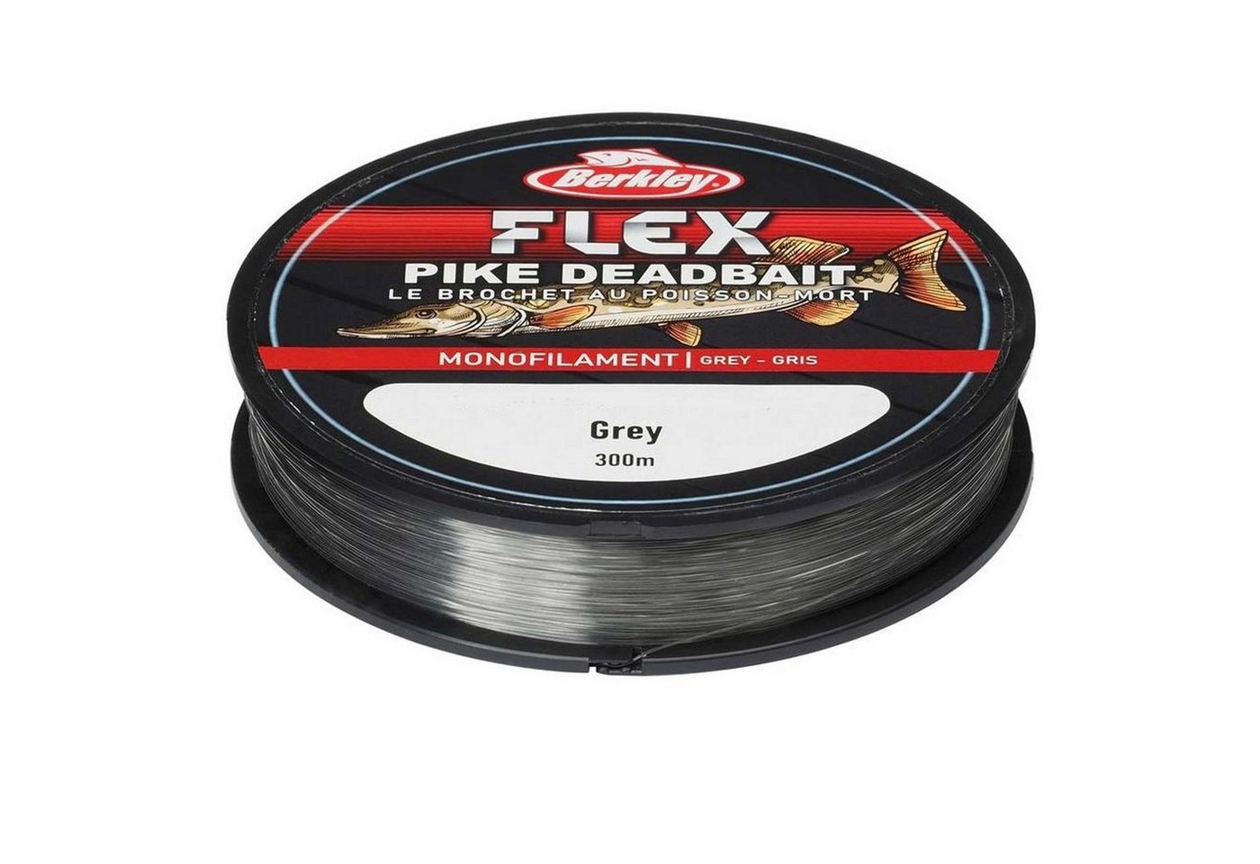 Berkley Angelschnur, 300 m Länge, Berkley Flex Pike Deadbait 300m 0,30mm Grey Monofile Angelschnur Berkley Angelschnur, 300 m Länge, Berkley Flex Pike Deadbait 300m 0,30mm Grey Monofile Angelschnur von Berkley