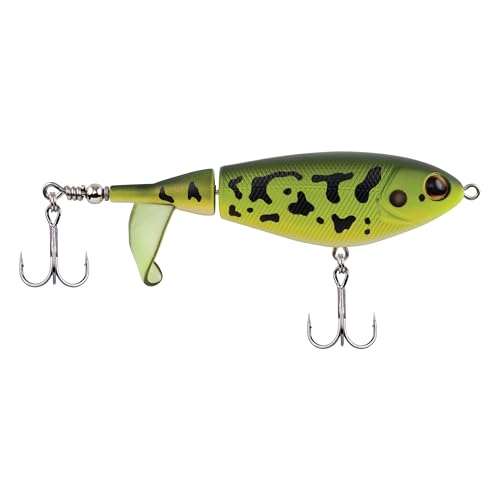 Berkley Choppo Topwater Angelköder - einfach zu handhabender Prop-Köder für Barsche und Raubfische, erzeugt maximale Oberflächenstörung und Geräusche - 12cm / MF Frosch Berkley Choppo Topwater Angelköder - einfach zu handhabender Prop-Köder für Barsche und Raubfische, erzeugt maximale Oberflächenstörung und Geräusche - 12cm / MF Frosch von Berkley