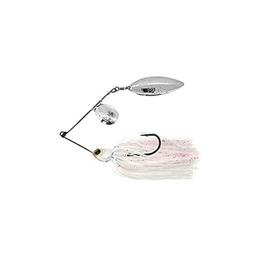 Berkley DEX Spinner Bait Pike Hecht, Perch Barsch Angelköder, Pearl White, 14g von Berkley