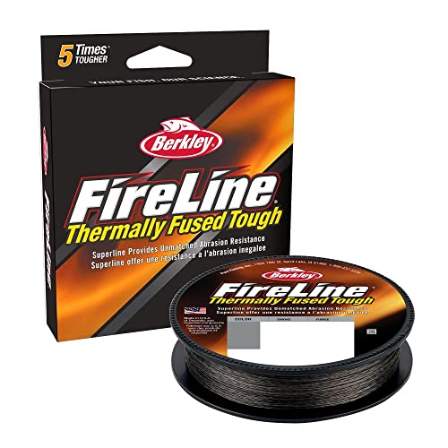 Berkley Angelschnur Fireline Fused Original 300 M Smoke Geflochtene PE Dyneema Meer Spinnageln Brandungsangeln Karpfenangeln von Berkley